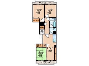 シーアイマンション第2本郷(505)の物件間取画像